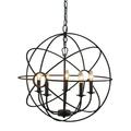 Yosemite Home Decor 5 Light Mini Chandelier in Rustic Finish SCFP2005-5-RS